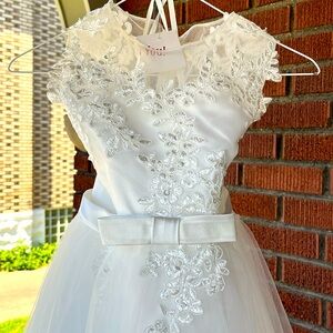 Communion, junior bridesmaid dress, size 10, like new